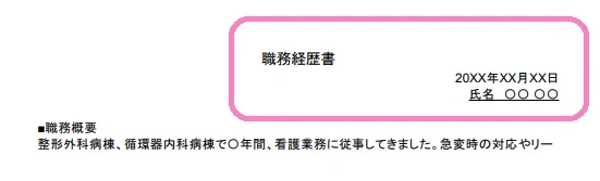 タイトル・日付・氏名