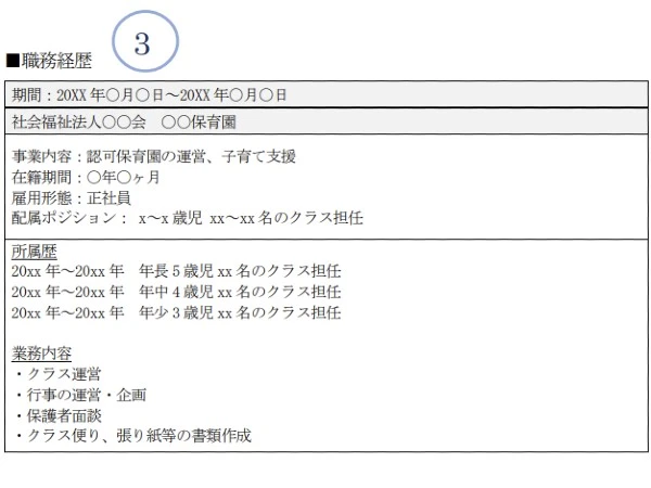 職務経歴書4