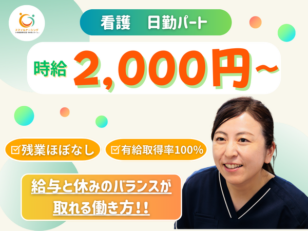 有料老人ホーム スマイルナーシング名城（パート）の看護師求人の写真