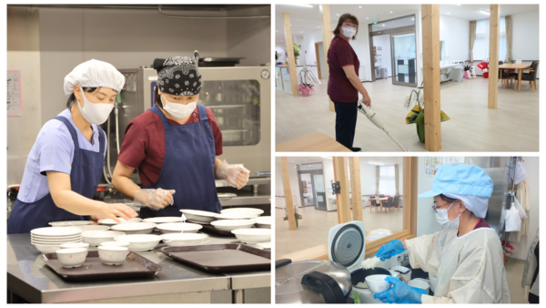 住宅型有料老人ホーム 医心館 大分（生活支援員/パート）の調理補助求人の写真