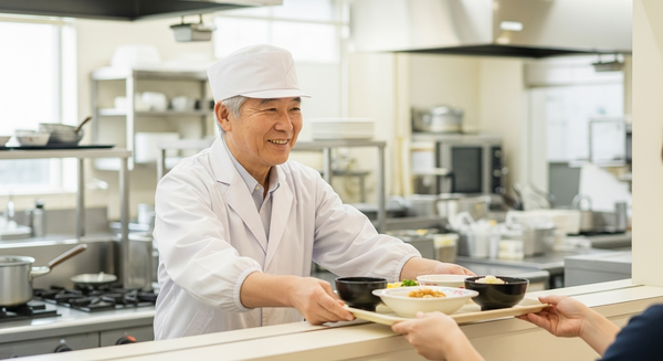 (株)リエイ 千葉みなとの社員食堂（厨房/正社員）の調理師/調理員求人の写真