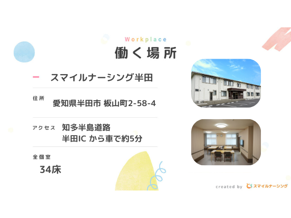 有料老人ホーム スマイルナーシング半田（日勤常勤）の介護福祉士求人メイン写真2