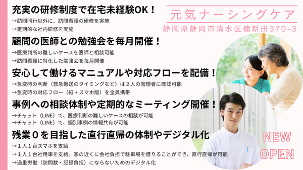 元気ナーシングケア（仮称）（管理者/正社員） 【2026年3月1日OPEN】の看護師求人メイン写真2
