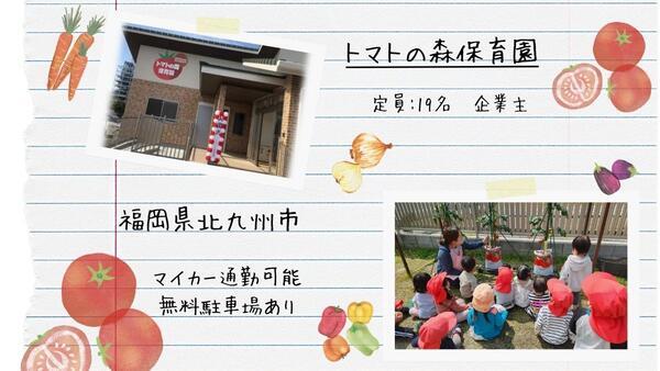 企業内保育施設トマトの森保育園(パート)の調理師/調理員求人の写真