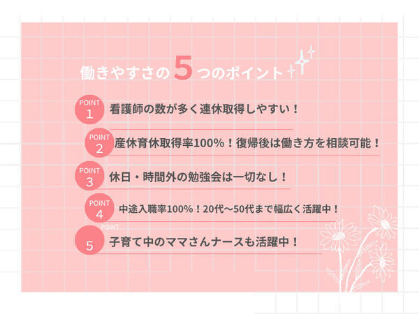 医療施設型ホスピス 医心館 仙台長町（常勤）の看護師求人サブ写真3