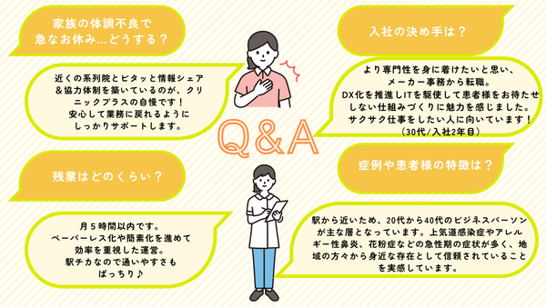 クリニックプラス高円寺（常勤）の医療事務求人メイン写真2