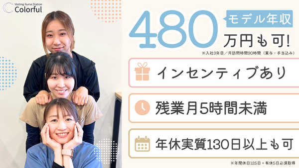 訪問看護ステーションカラフル（常勤） の作業療法士求人の写真