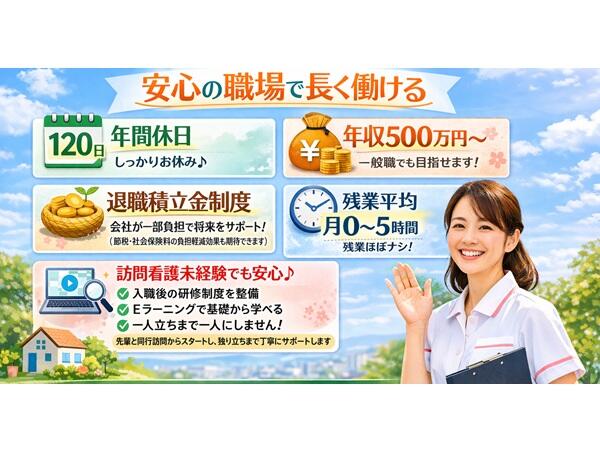 彩 訪問看護リハビリステーション蕨（常勤）の看護師求人の写真