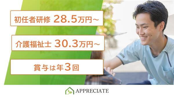 住宅型有料老人ホーム アプリシェイト山科(常勤)の介護職求人の写真