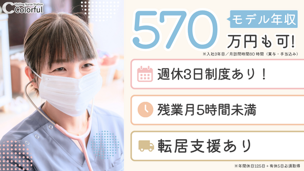 訪問看護ステーションカラフル入谷支店（常勤）の看護師求人の写真