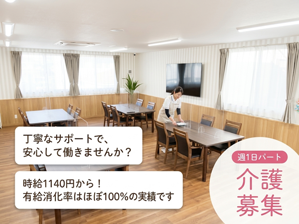 住宅型有料老人ホーム 笑咲ノ家一宮 瀬部(パート）の介護職求人の写真
